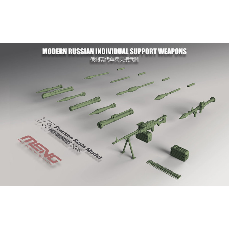 Arme de soutien individuelle russe moderne (résine) - 1/35 - MENG SPS-048