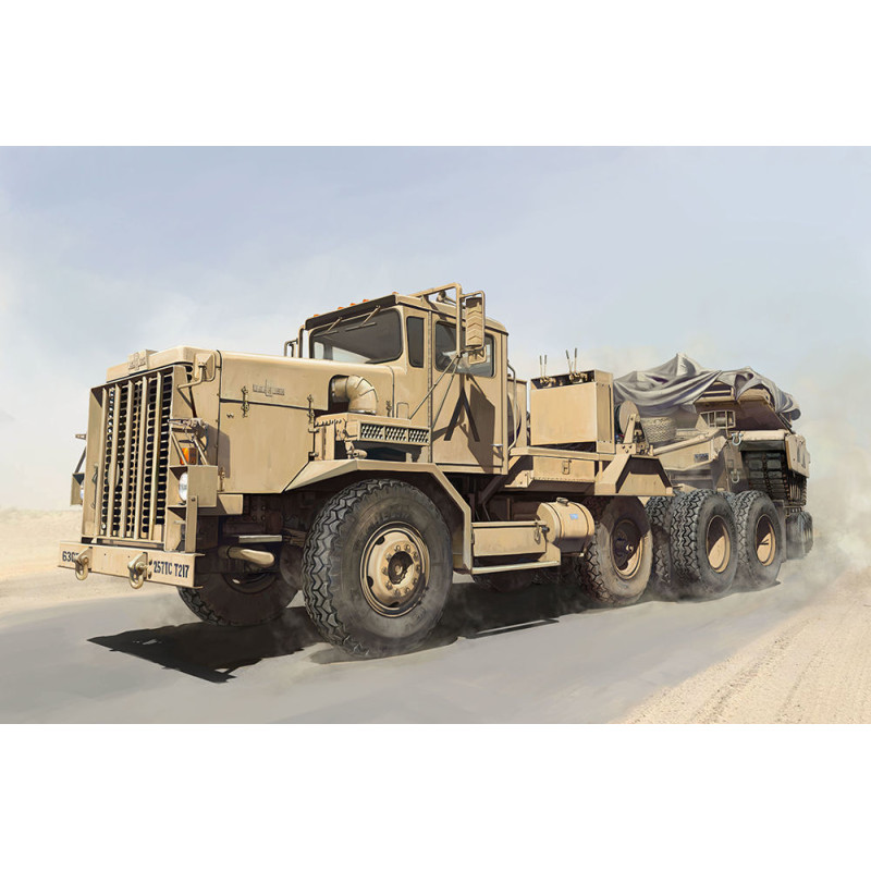 Camion américain M911 C-HET (8x6) et semi-remorque pour équipement lourd M747 - 1/35 - MENG SS-013