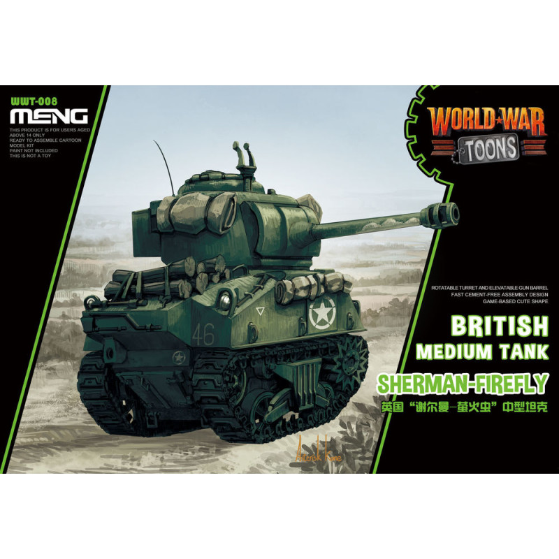 Char moyen britannique Sherman Firefly - MENG WWT-008