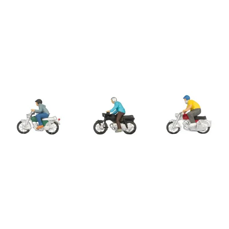 Conducteurs de cyclomoteur - HO 1/87 - NOCH 15907