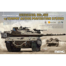 Char israélien Merkava Mk.4M avec système de protection active Trophy - 1/35 - MENG TS-036