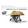 Support de maintenance de tourelle et cache-canon pour Sd.Kfz.182 King Tiger (résine) - 1/35 - MENG SPS-061