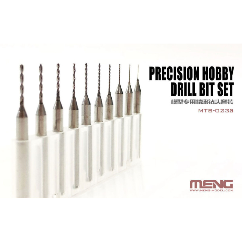 10x forets de précision de 0,4 à 1,3 mm - MENG MTS-023a