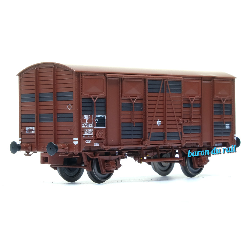 Wagon couvert Ocem K 29 ép. IV SNCF - HO 1/87 - LS Models 31307