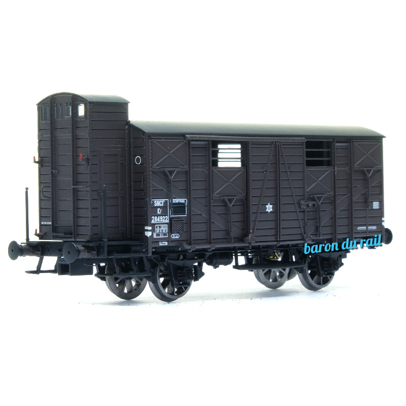 Wagon couvert Ocem Kf 29 ép. IIIb SNCF - HO 1/87 - LS Models 31311