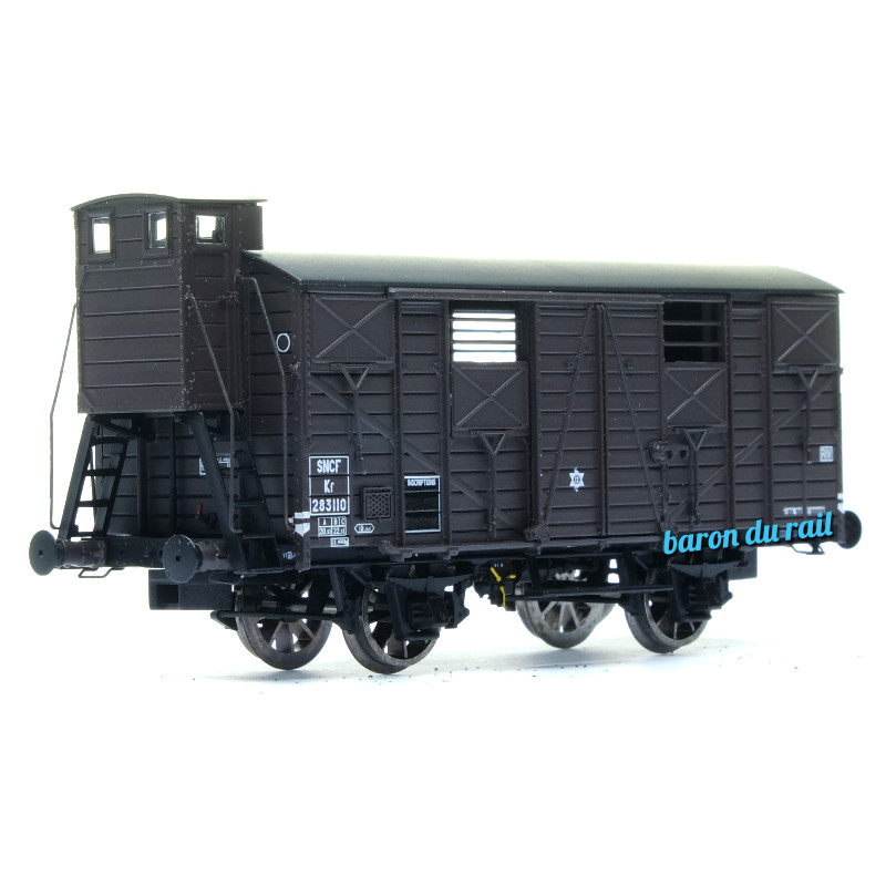 Wagon couvert Ocem Kf 19 ép. IIIb SNCF - HO 1/87 - LS Models 31313