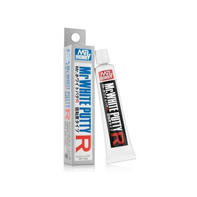 Putty blanc faible viscosité - mastic pour modélisme 25ml - Mr. Hobby P-123