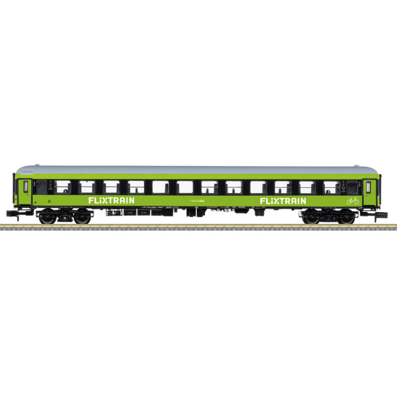 Voiture voyageurs 2ème Cl. Flixtrain ép. VI - N 1/160 - MINITRIX 15797