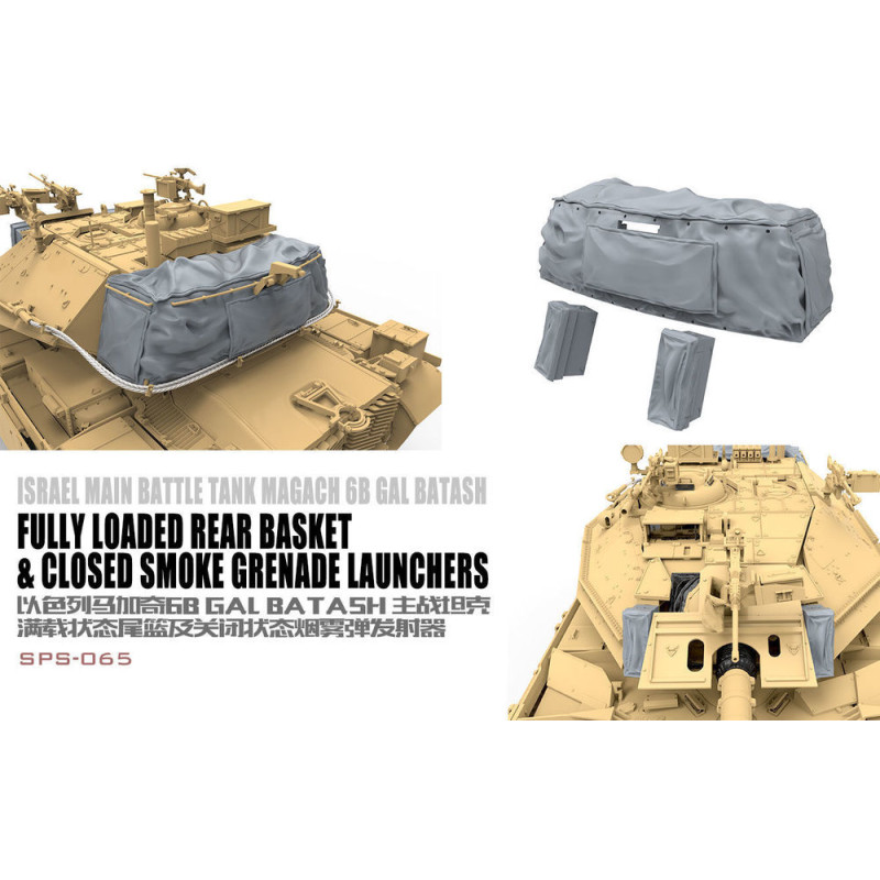 Char de combat principal israélien Magach 6B GAL BATASH, chargement arrière - 1/35 - MENG SPS-065
