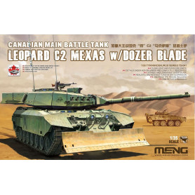 Char de combat principal canadien Leopard C2 MEXAS avec lame de bulldozer - 1/35 - MENG TS-041