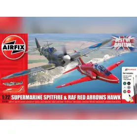 Set Best of British Spitfire and Hawk - 1/72 - AIRFIX A50187