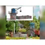 Grue de chargement et parc à charbon - HO 1/87 - BUSCH 1970