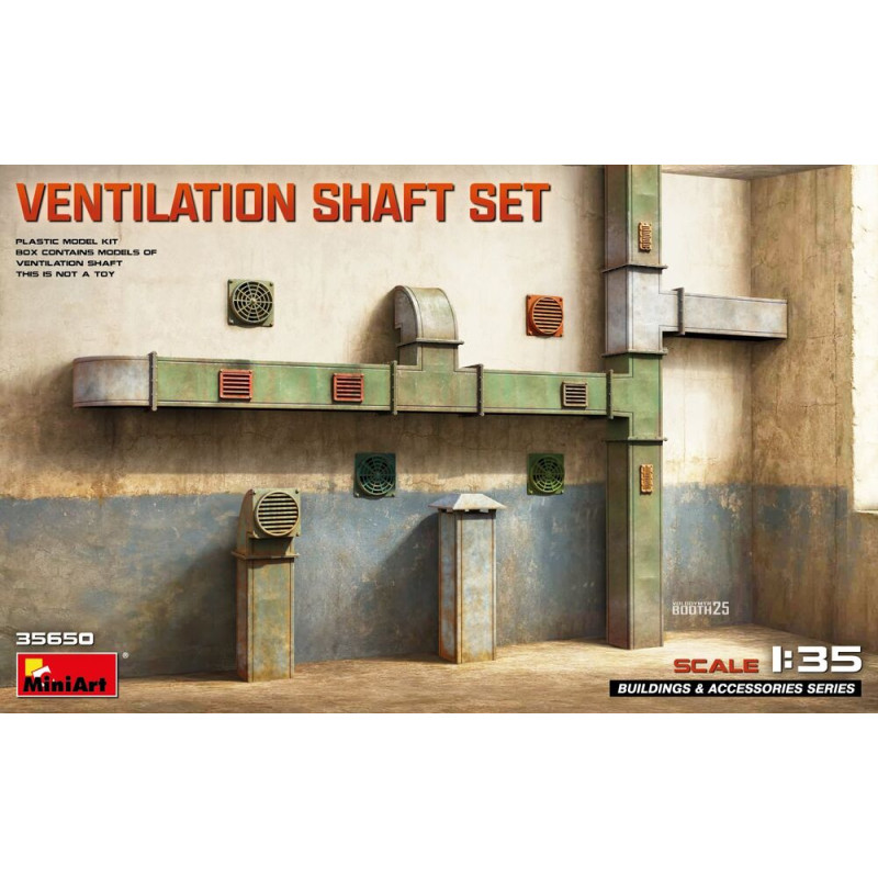 Ensemble de gaines de ventilation - 1/35 - MINIART 35650