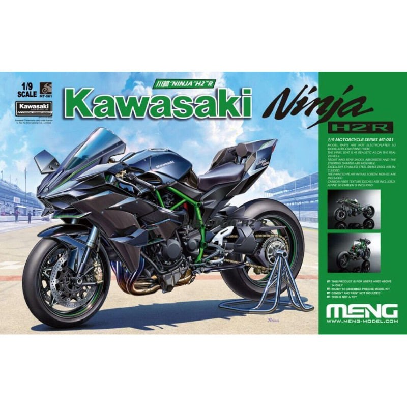 Kawasaki Ninja H2R - 1/9 - MENG MT-001