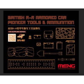 Outils et munitions de pionnier pour voiture blindée RR britannique (RÉSINE) - 1/35 - MENG SPS-067