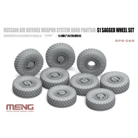 Jeu de roues affaissées pour 96K6 Pantsir-S1 - 1/35 - MENG SPS-068