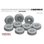 Jeu de roues affaissées pour 96K6 Pantsir-S1 - 1/35 - MENG SPS-068