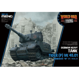 Char lourd allemand Tiger (P) (Modèle cartoon) - MENG WWT-015