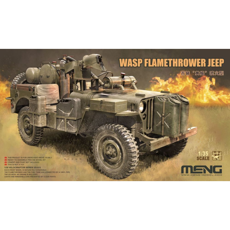 Jeep lance-flammes WASP - 1/35 - MENG VS-012