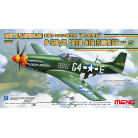 North American P-51D/K « 8e Force aérienne » - 1/48 - MENG LS-010