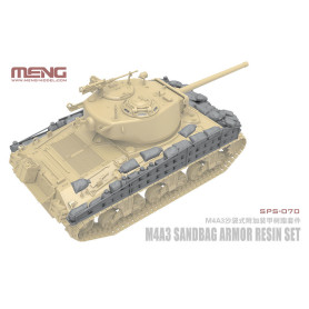 Kit de blindage avec sacs de sable pour M4A3 (résine) - 1/35 - MENG SPS-070