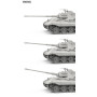 Char lourd allemand Sd.Kfz.182 King Tiger (Tourelle Porsche) - 1/72 - MENG 72-010