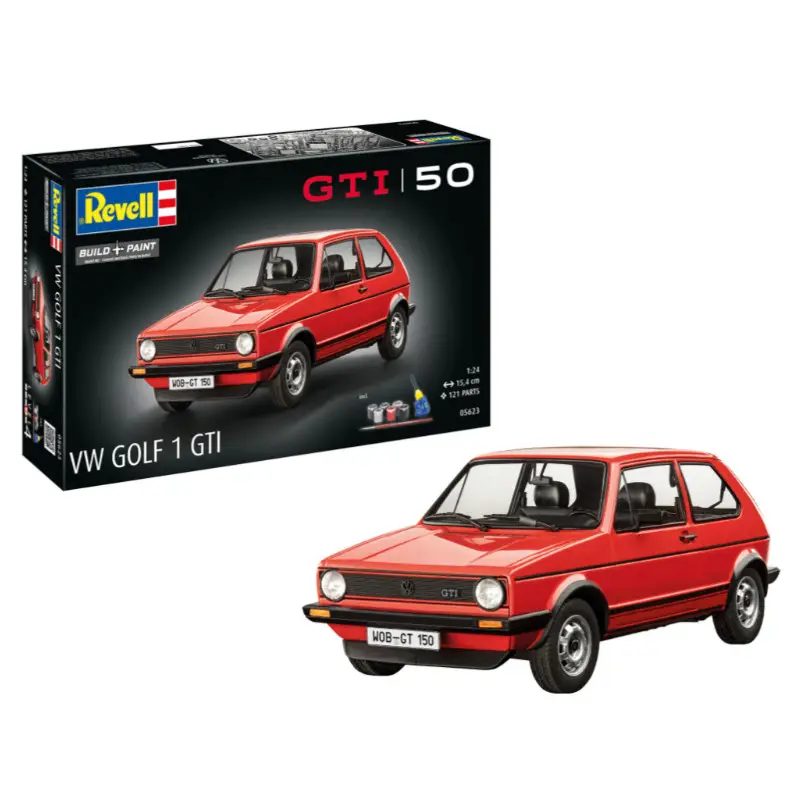 Volkswagen Golf I GTI 50ème anniversaire Kit complet - 1/24 - REVELL 05623