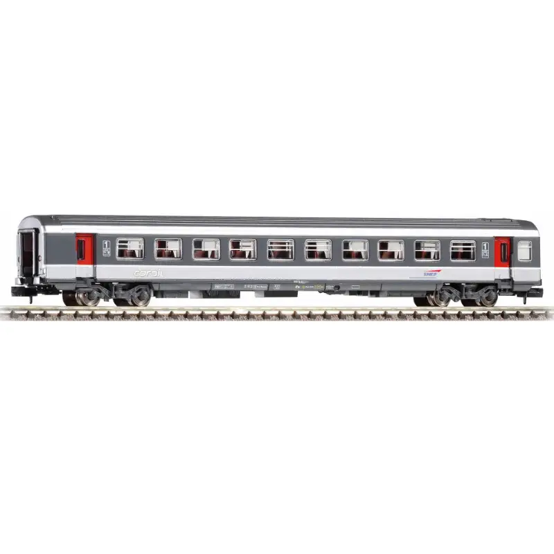 Voiture Corail A10tu 1ère CL. logo flèche SNCF ép. IV - N 1/160 - Piko 94086