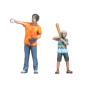 Personnage 3D : joueurs de baseball - HO 1/87 - NOCH 10603