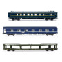 Coffret « Train Auto-Couchette » SNCF / SNCB ép IV-V - HO 1/87 - JOUEF HJ4207