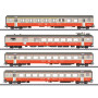 Coffret de voitures voyageurs Swiss Express SBB-CFF HO 1/87 ép. IV - TRIX 23690