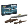 70 ans des forces armées fédérales allemandes : Wilhelm Bauer, Type 206A, Type 212A - 1/144 - REVELL 05186