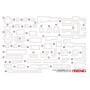 Masques de peinture de la marine de l'APL Shandong (pour PS-006) - 1/700 - MENG SPS-082