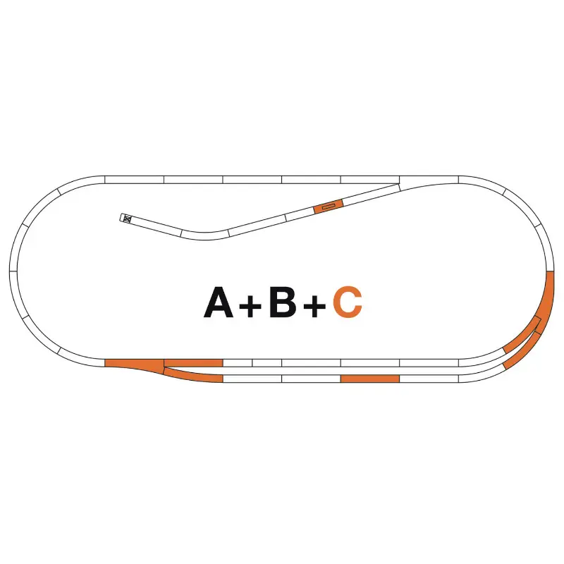 Coffret C Rocoline ballast souple - HO 1/87 - ROCO 42021