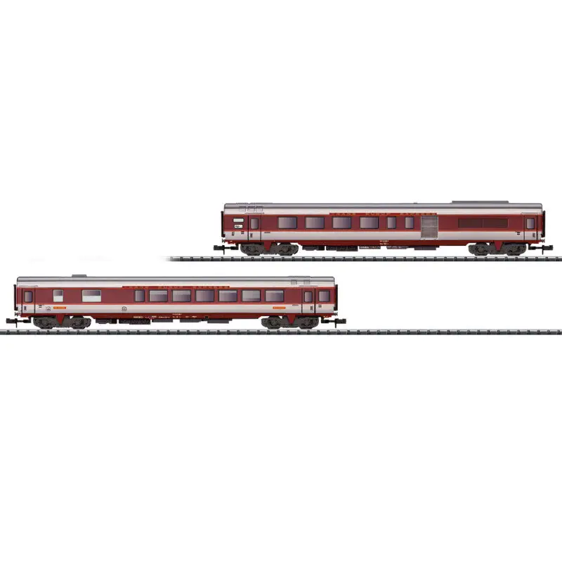 Set 2 voitures "Grand-Comfort" SNCF ép. IV (Set 2) - N 1/160 - MINITRIX 15692