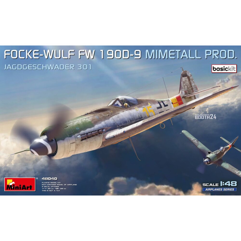 Focke-Wulf Fw 190D-9 Jagdgeschwader 301 - 1/48 - MINIART 48040