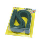2x haies hautes vert foncé 50cm - HO 1/87 - NOCH 21520