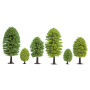 Set d'arbres à feuilles caduques - HO 1/87 - NOCH 26901