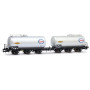 2x wagons citernes à 3 essieux « ESSO » ép. III SNCF - HO 1/87 - JOUEF HJ6294