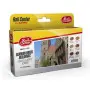 Set 6x 15ml bâtiments en briques Rail Center - AMMO R-1034