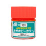 H-101 Rouge Fluorescent Mr Hobby Gunze Aqueous - pot acrylique 10 ml