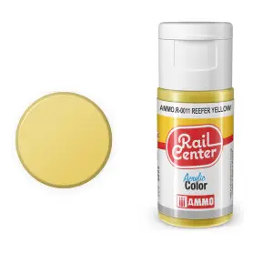 Peinture acrylique Jaune Reefer Rail Center 20ml - AMMO R-0011