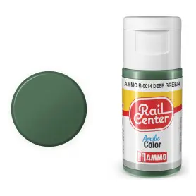 Peinture acrylique vert foncé Rail Center 20ml - AMMO R-0014