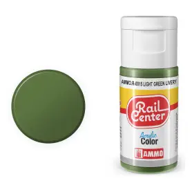 Peinture acrylique vert clair Rail Center 20ml - AMMO R-0015