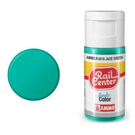 Peinture acrylique vert jade Rail Center 20ml - AMMO R-0018