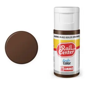 Peinture acrylique marron bouilloire Rail Center 20ml - AMMO R-0023