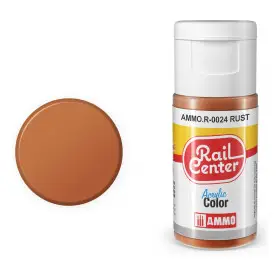 Peinture acrylique rouille Rail Center 20ml - AMMO R-0024