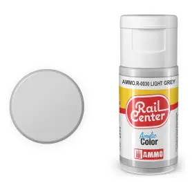 Peinture acrylique gris clair Rail Center 20ml - AMMO R-0030