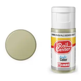 Peinture acrylique gris-vert pâle Rail Center 20ml - AMMO R-0034