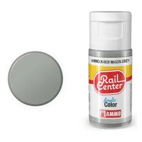 Peinture acrylique gris wagon Rail Center 20ml - AMMO R-0039